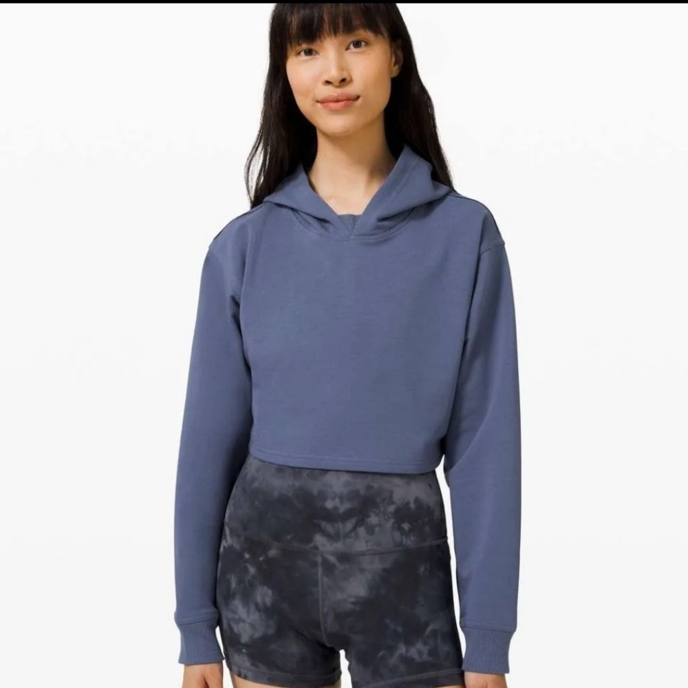All yours cropped hoodie